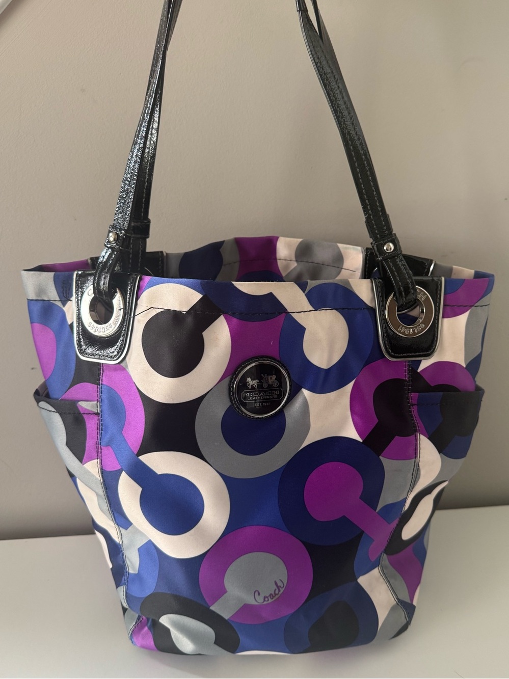 Coach Alex Op Art Purple/Black/